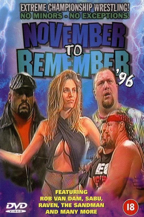 ECW November to Remember 1996 1996 official movie poster