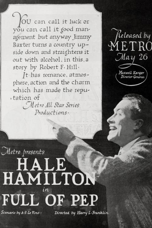 Full of Pep 1919 official movie poster