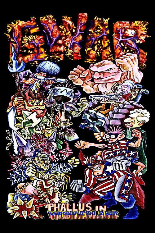 GWAR: Phallus in Wonderland 1992 official movie poster