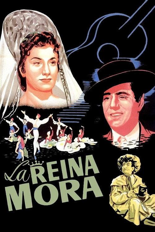 La reina mora 1955 official movie poster