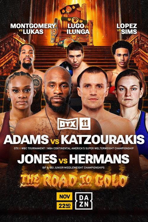 Brandon Adams vs. Andreas Katzourakis 2024 official movie poster