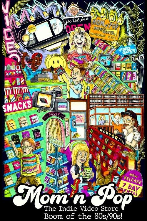 Mom n' Pop: The Indie Video Store Boom of the 80s/90s 2022 official movie poster