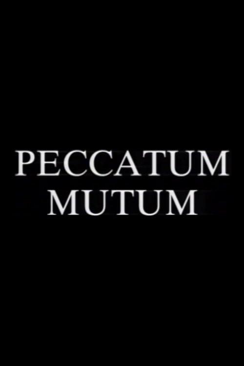Peccatum Mutum (The Silent Sin) 1988 official movie poster