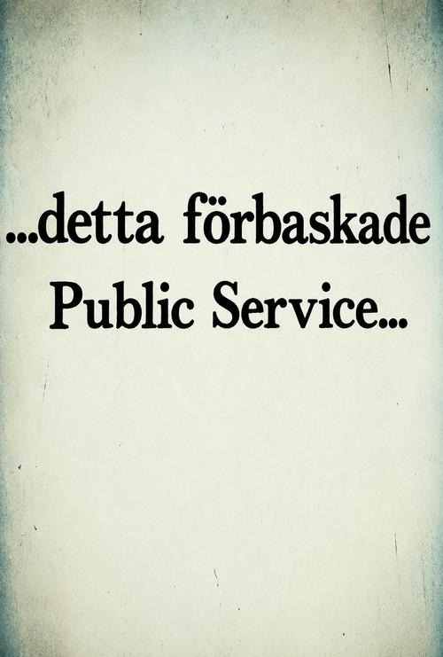 ...detta förbaskade Public Service 2008 official movie poster