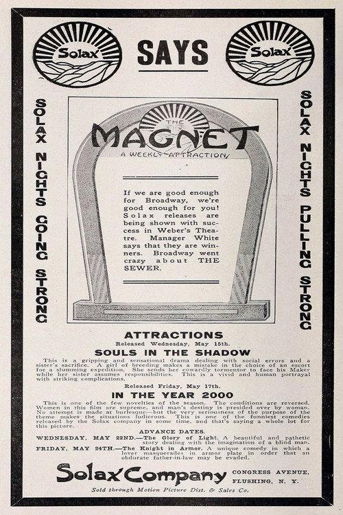 Souls in the Shadow 1912 official movie poster