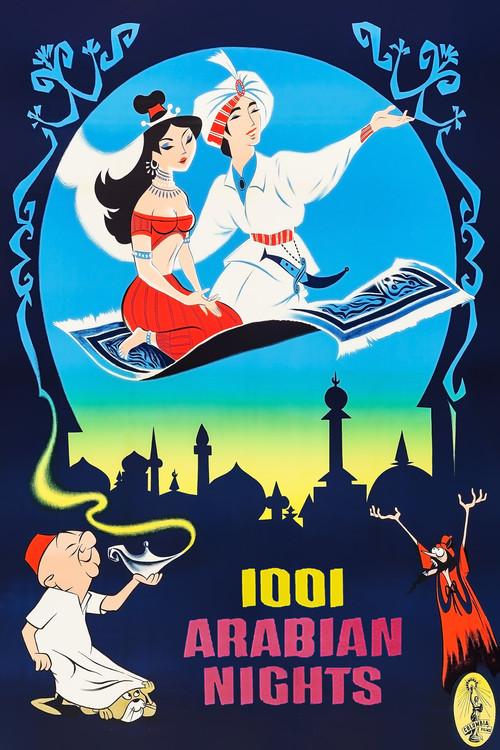 1001 Arabian Nights 1959 official movie poster