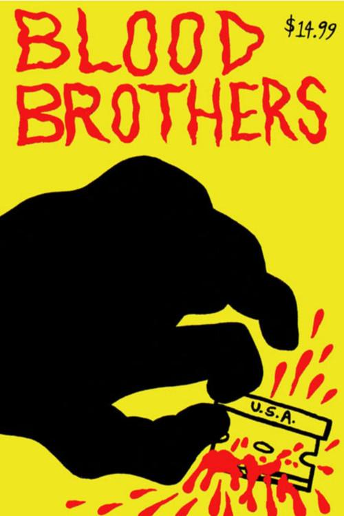 Blood Brothers 1989 official movie poster