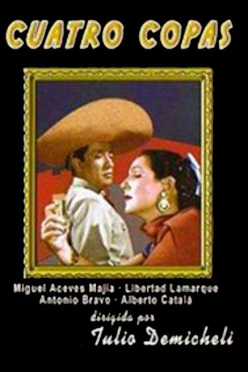Cuatro copas 1958 official movie poster