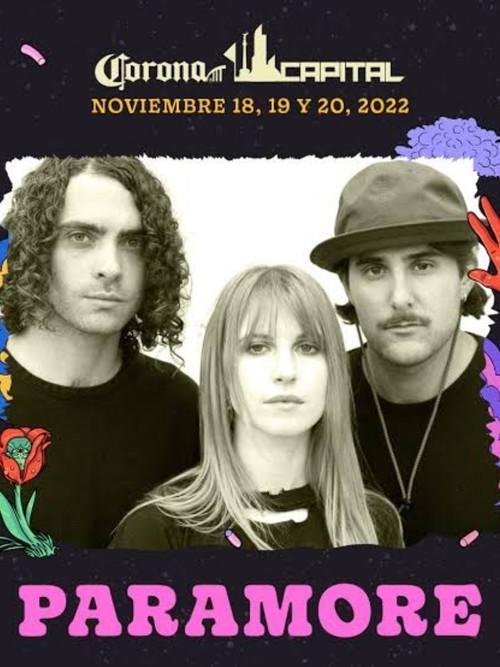 Paramore - Live At Corona Capital 2022 2022 official movie poster