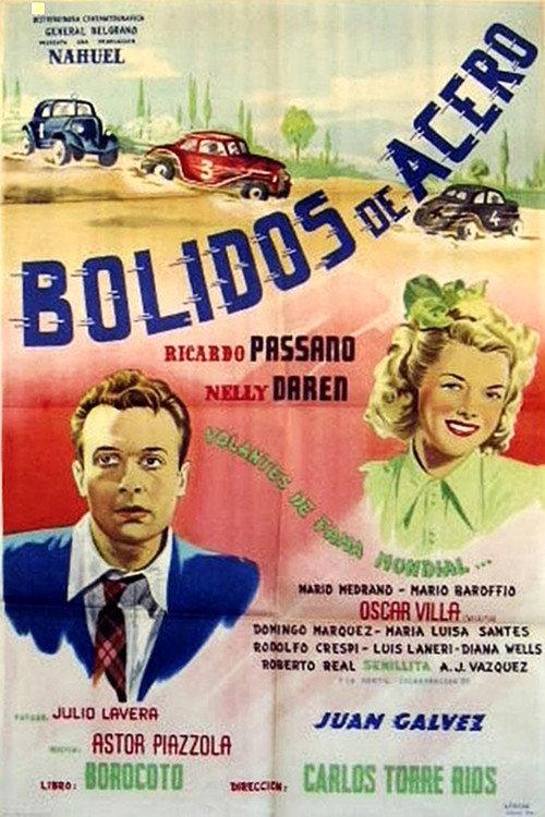 Steel racing cars 1950 official movie poster