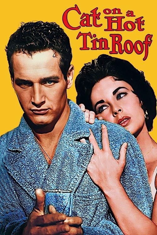 Cat on a Hot Tin Roof 1958 official movie poster