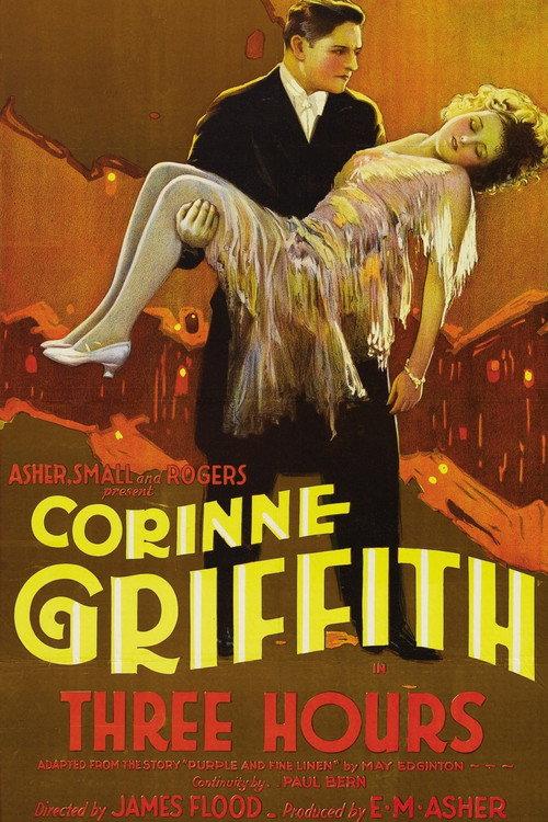 Three Hours 1927 official movie poster