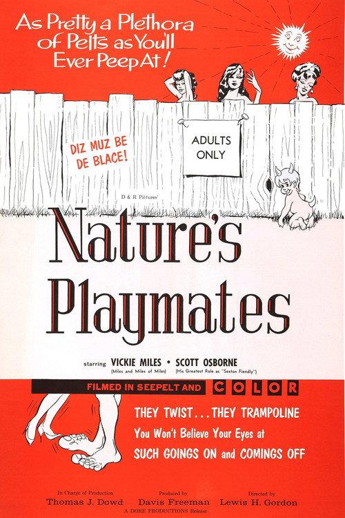 Nature's Playmates 1962 official movie poster