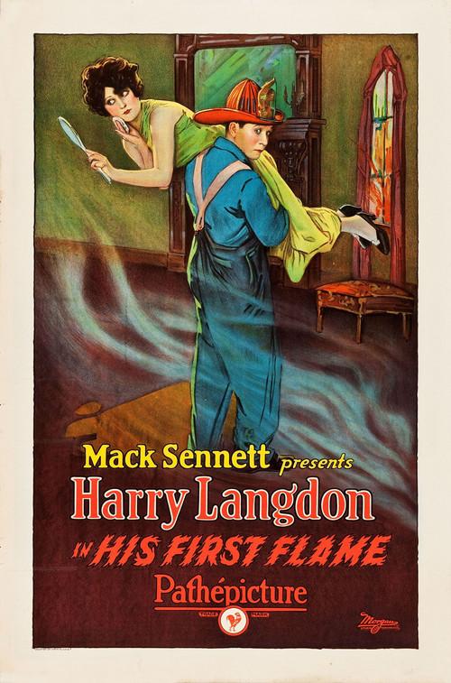 His First Flame 1927 official movie poster