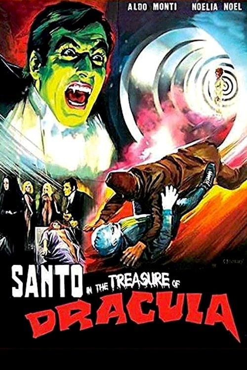 Santo in the Treasure of Dracula 1969 official movie poster