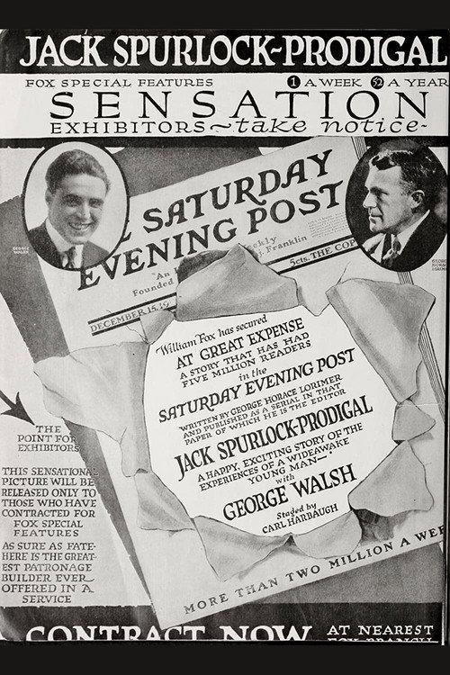 Jack Spurlock, Prodigal 1918 official movie poster