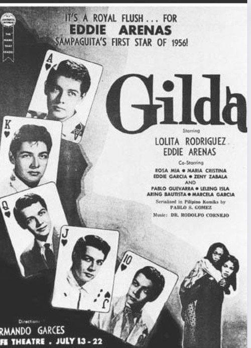 Gilda 1956 official movie poster