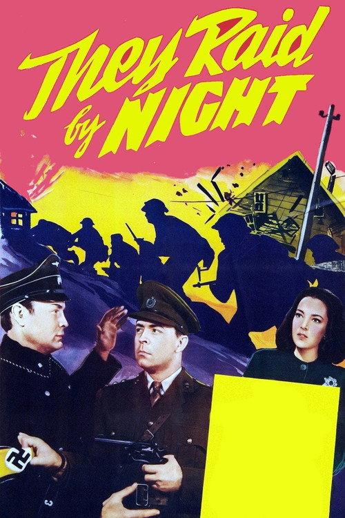 They Raid by Night 1942 official movie poster