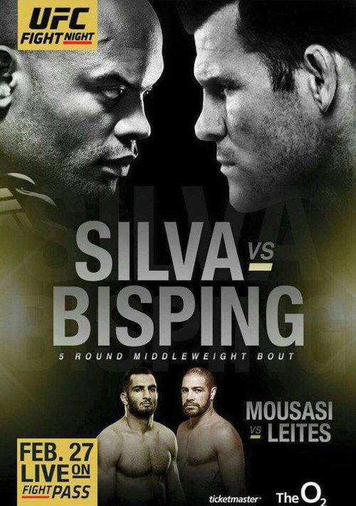 UFC Fight Night 84: Silva vs. Bisping 2016 official movie poster