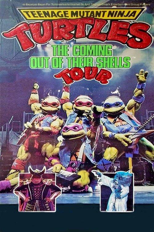 Teenage Mutant Ninja Turtles: The Coming Out of Their Shells Tour 1990 official movie poster