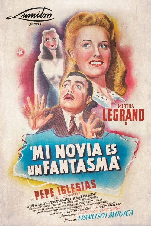 Mi novia es un fantasma 1944 official movie poster