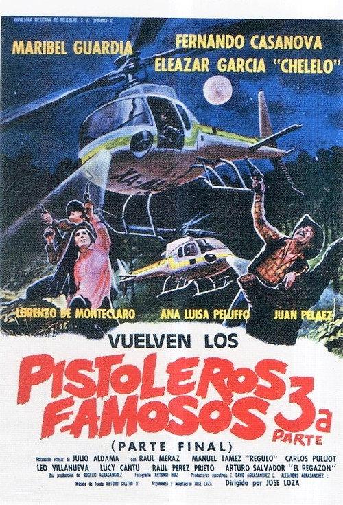 Vuelven los pistoleros famosos III 1987 official movie poster