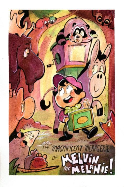 The Magnificent Menagerie of Melvin McMelanie 2016 official movie poster