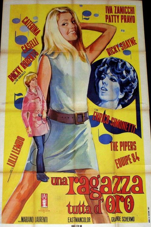 Una ragazza tutta d'oro 1967 official movie poster