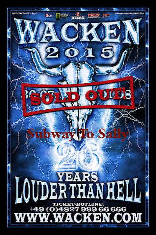 Subway To Sally: Live in Wacken 2015 2015 official movie poster