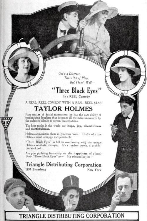 Three Black Eyes 1919 official movie poster