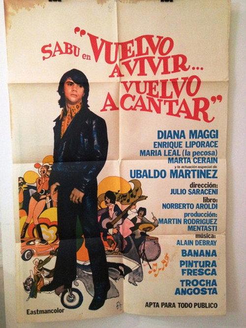 Vuelvo a vivir...vuelvo a cantar 1971 official movie poster