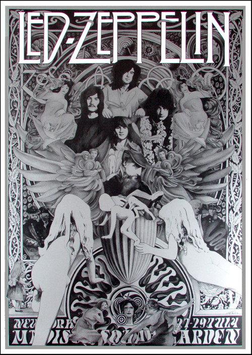 Led Zeppelin - Madison Square Garden 1973 official movie poster