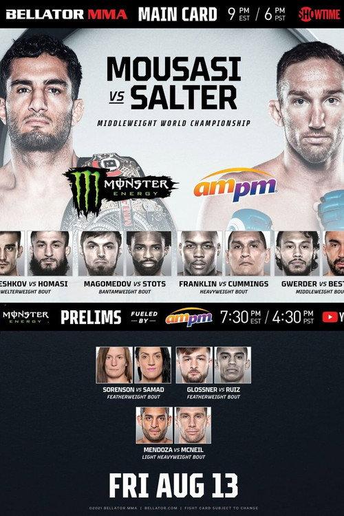 Bellator 264: Mousasi vs. Salter 2021 official movie poster