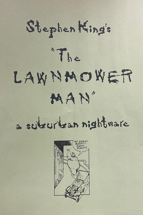 The Lawnmower Man 1987 official movie poster