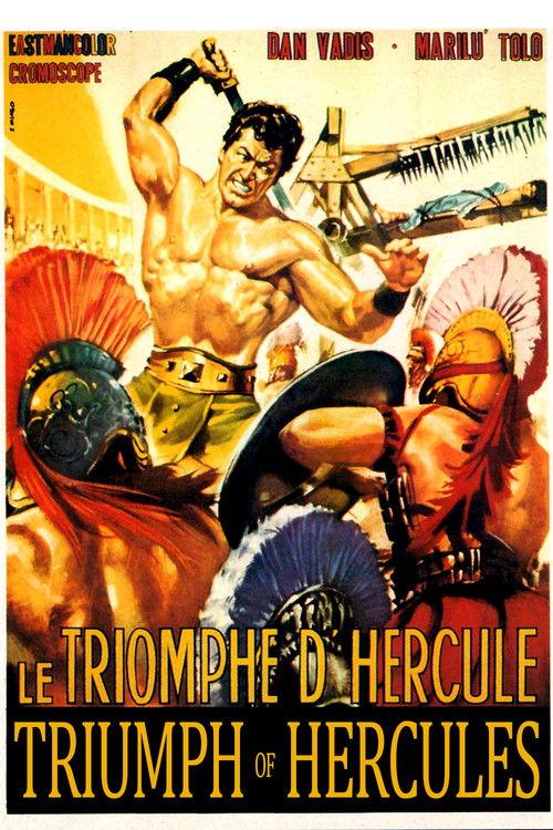 Hercules vs. the Giant Warriors 1964 official movie poster