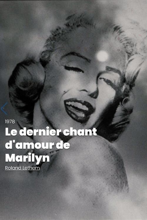 Marilyn's La(te)st Love Song 1978 official movie poster