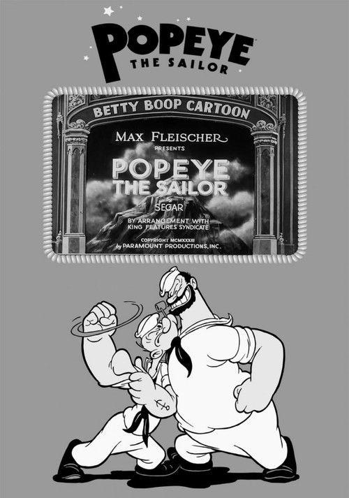 Popeye the Sailor 1933 official movie poster