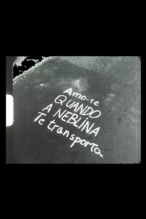 Amo-te quando a neblina te transporta 2018 official movie poster