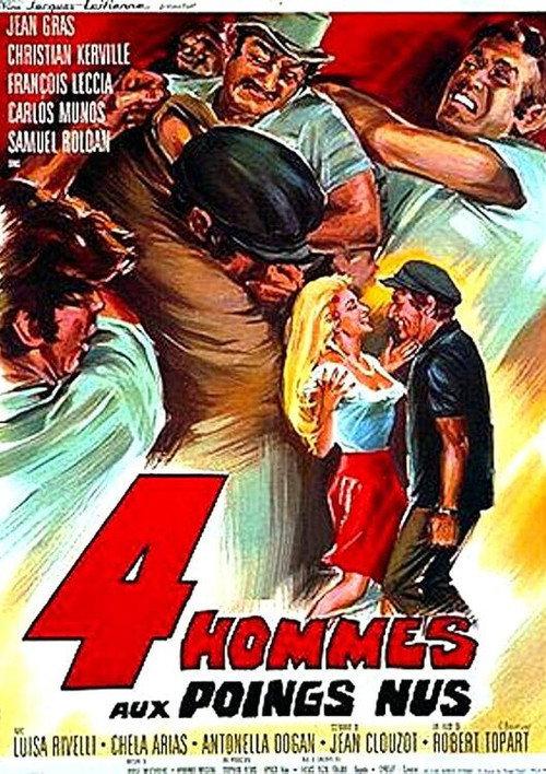Quatre hommes aux poings nus 1967 official movie poster