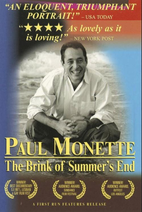 Paul Monette: The Brink of Summer's End 1997 official movie poster