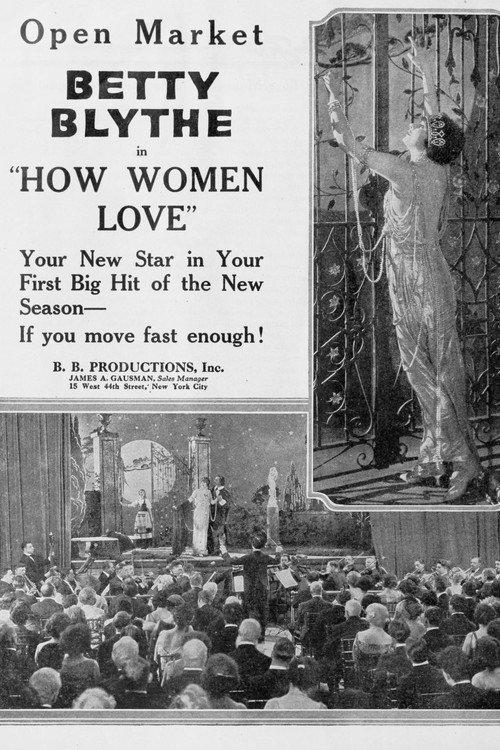 How Women Love 1922 official movie poster