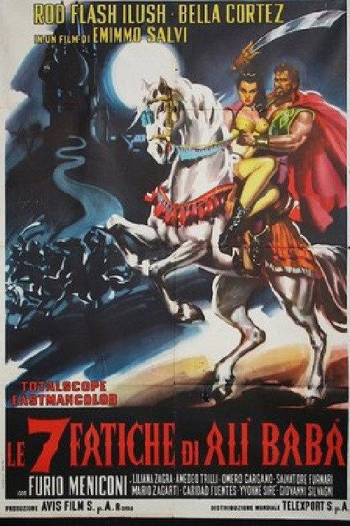 The Seven Tasks of Ali Baba 1962 official movie poster
