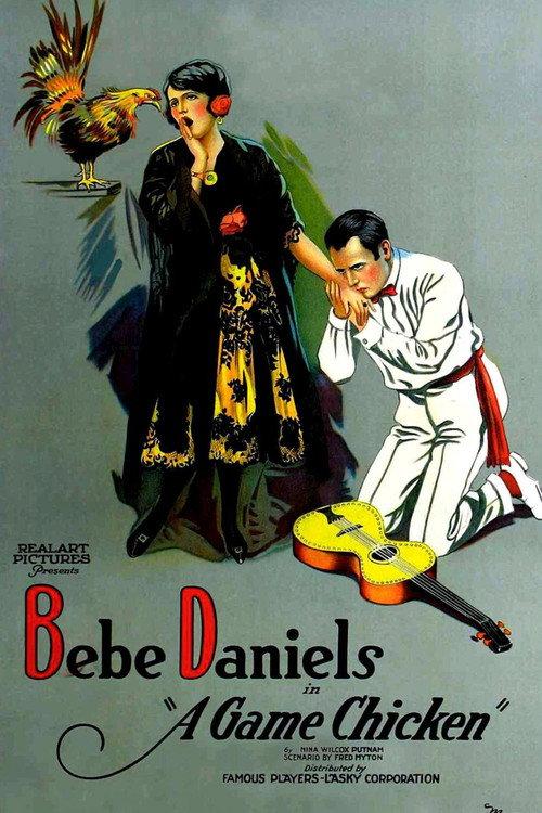 A Game Chicken 1922 official movie poster