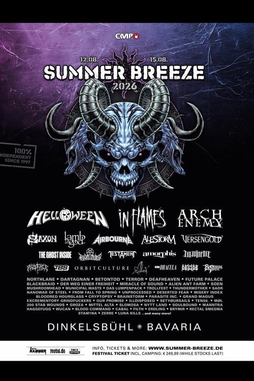 Eisbrecher: Live at Summer Breeze 2026 2026 official movie poster
