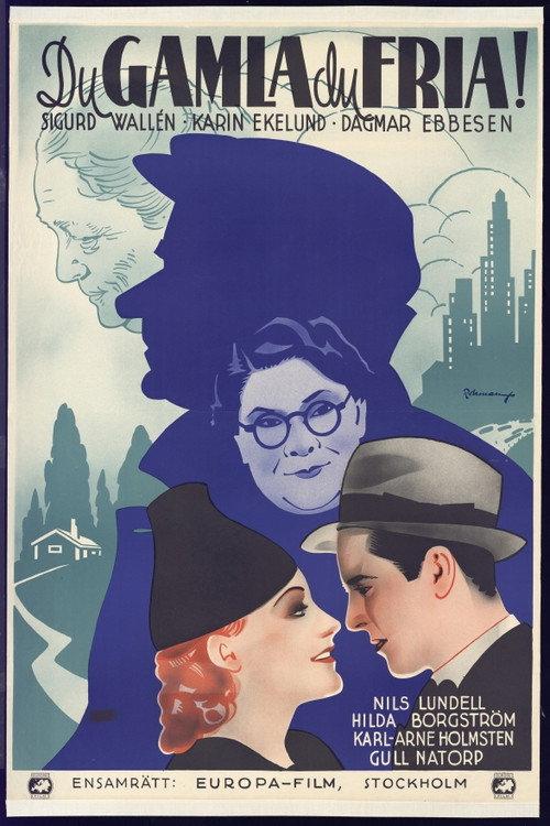 Du gamla du fria ! 1938 official movie poster