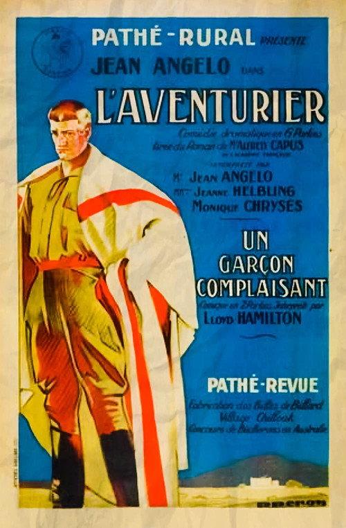 L'aventurier 1924 official movie poster