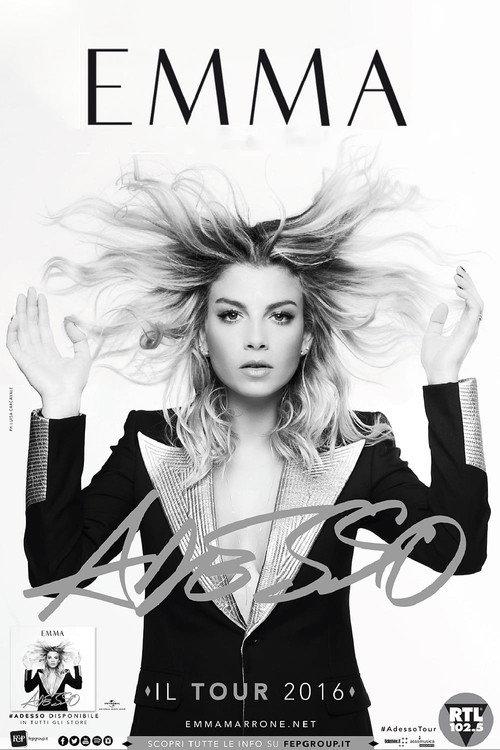 Emma - Adesso Tour 2016 official movie poster