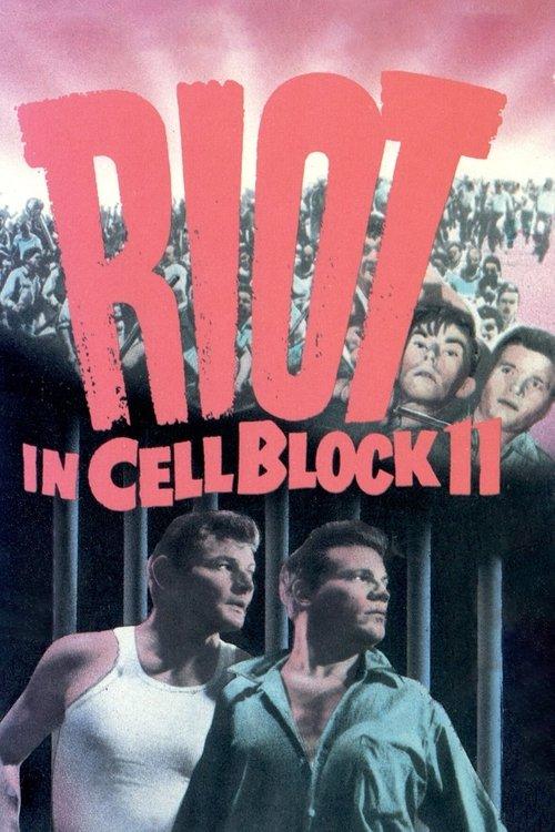 Riot in Cell Block 11 1954 official movie poster