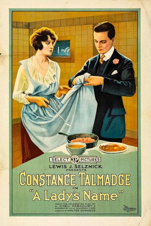 A Lady's Name 1918 official movie poster