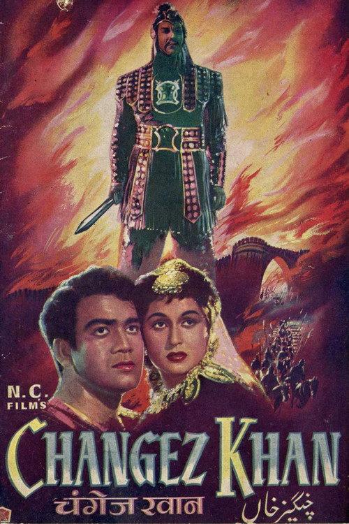 Changez Khan 1957 official movie poster